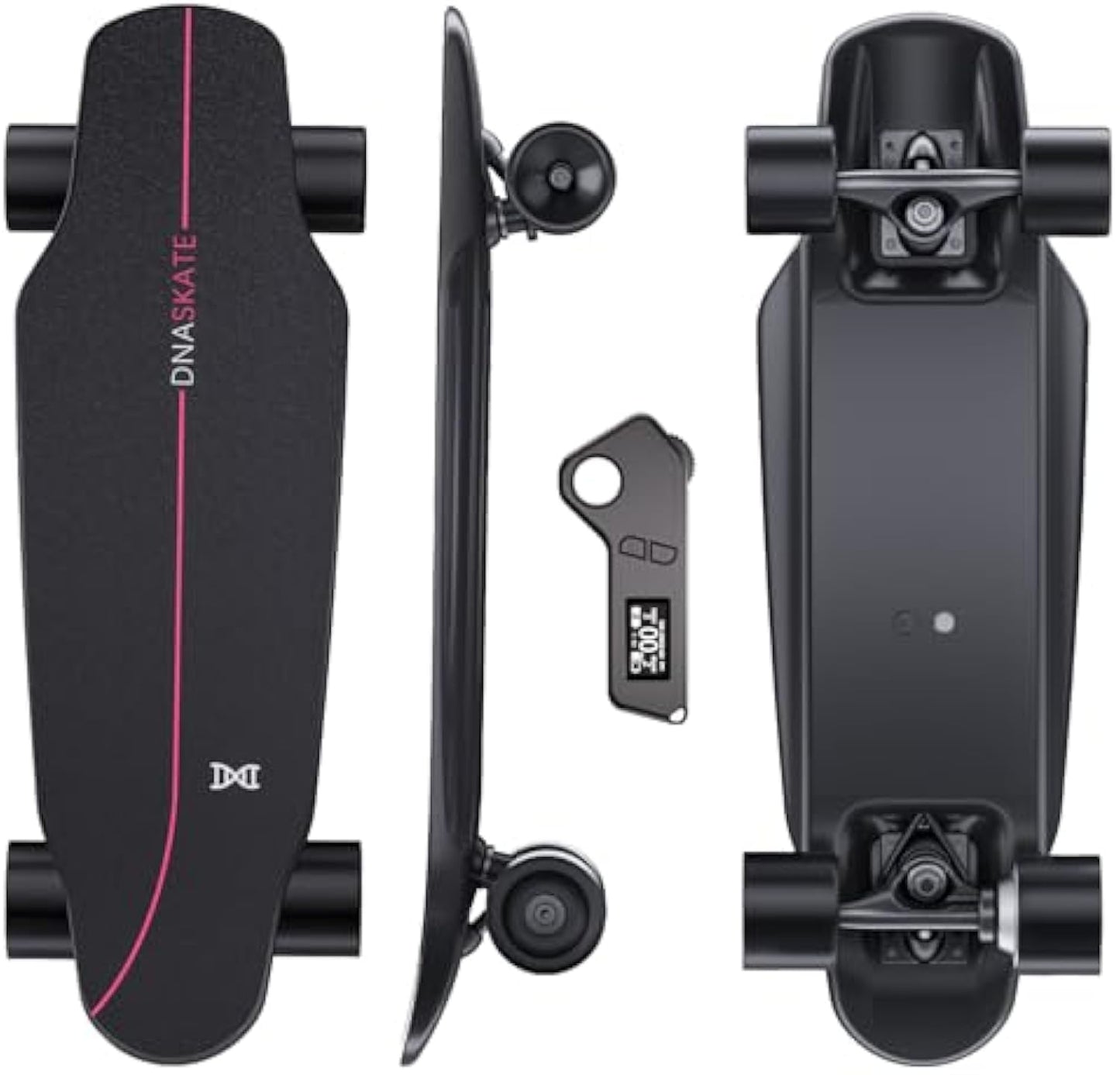 M8 Electric Skateboard with Remote, 15/22Mph Top Speed,9/15/Miles Range,400/800W Hub-Motor, Skateboard for Adults ＆Teens